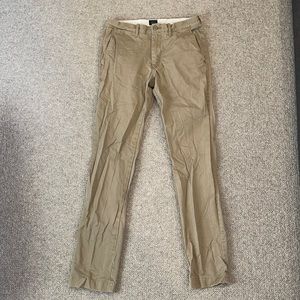 J. Crew Broken In Pants, 30W, 34L, Beige